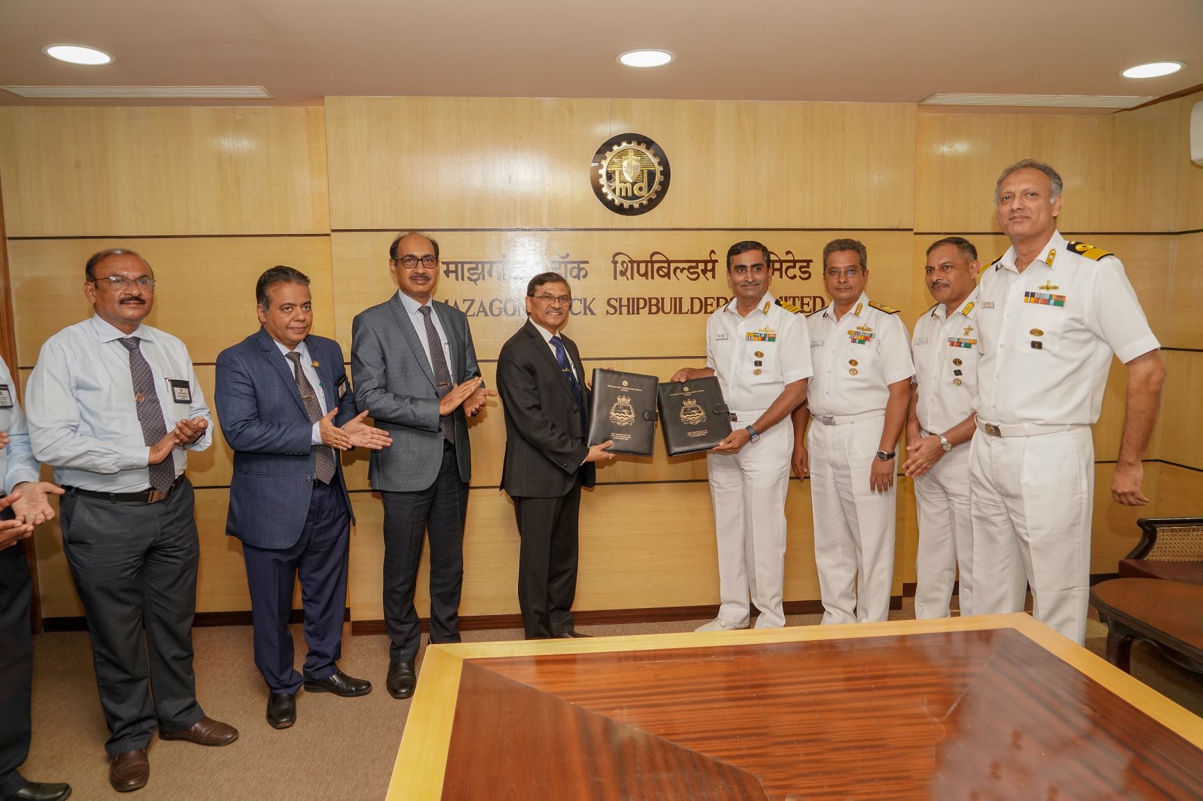 Delivery Of Second Destroyer Of P15B Class 'Mormugao' To Indian Navy -24th Nov 2022123 - Image 8